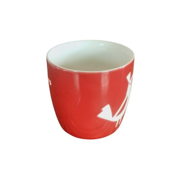 Starbuck's 2011 Coffee Tea Mug Red W/ White Christmas Partridge Bird 14oz - Picture 2 of 6